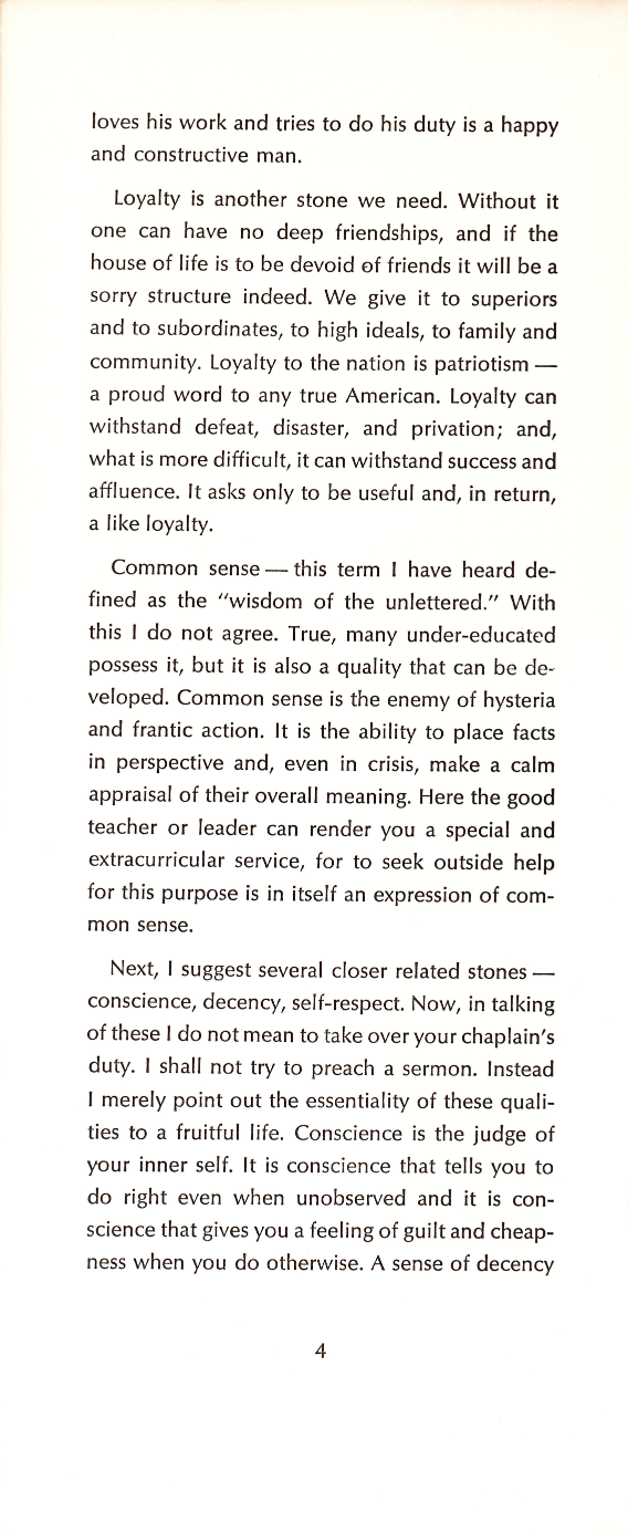 Eisenhower Commencement Address 1966 - Page 6